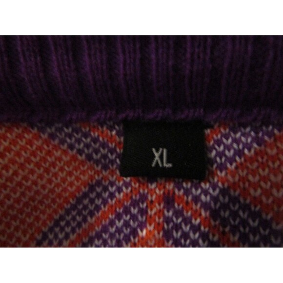 Clemson Tigers Christmas Sweater NWOT Knit Pullover Holiday Snowflakes Size XL - Picture 4 of 5